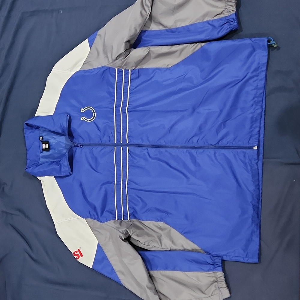 Indianapolis Colts Reebok Sports Illustrated men's windbreaker, blue, size 2XL